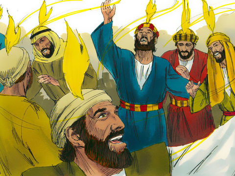 The Holy Spirit comes in power.